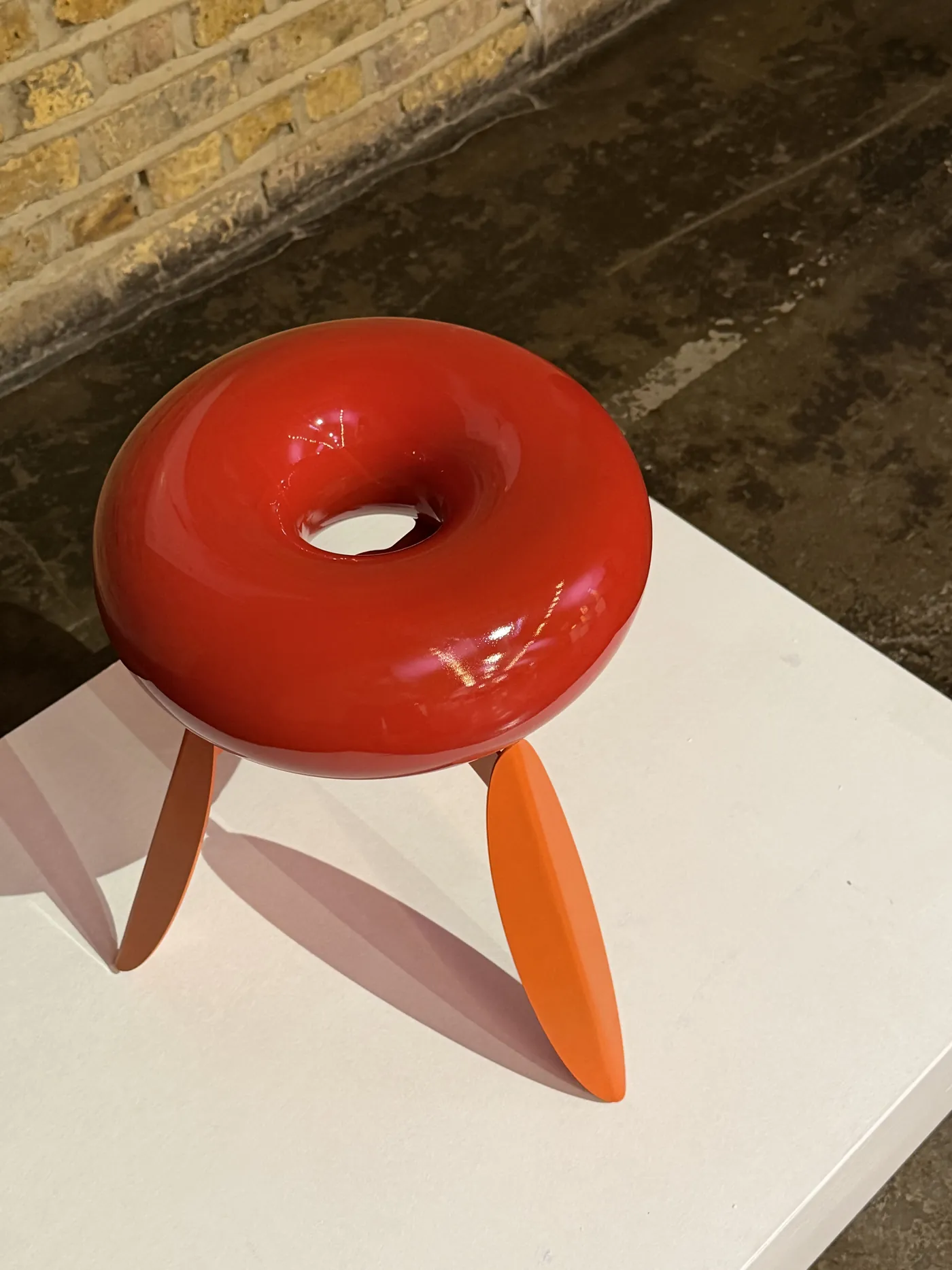 DOT Nut from above, the ring seat centred over its legs